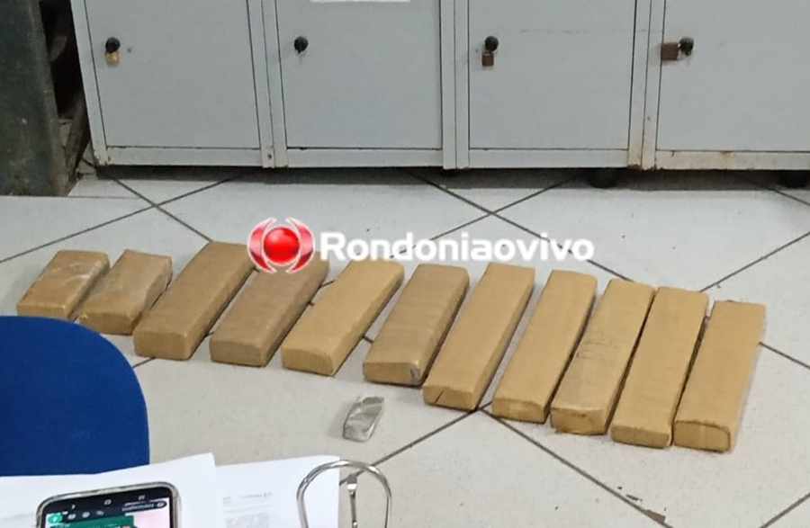 NA BR-364: Adolescente é flagrada com mais de 10 quilos de droga em táxi