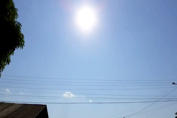 FRITANDO: Segunda-feira (21) com temperaturas acima dos 37°C em Rondônia