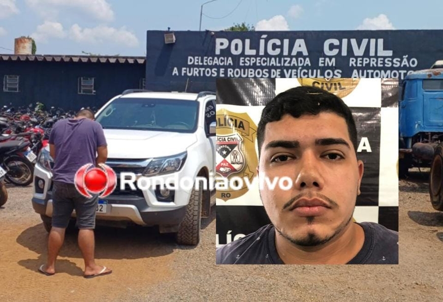 'NO HB': Polícia Civil faz campana e prende acusado com S10 furtada