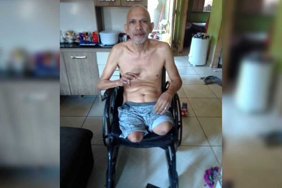 PODE AJUDAR?: Homem com trombose pede ajuda para comprar comida e medicamentos