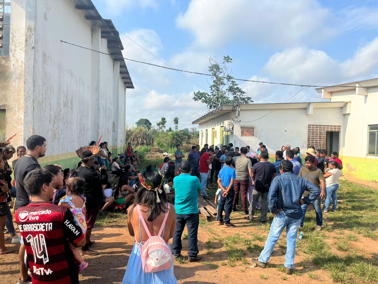 COBRANÇAS: Lideranças indígenas fazem protesto na sede do DER e da PM em Extrema