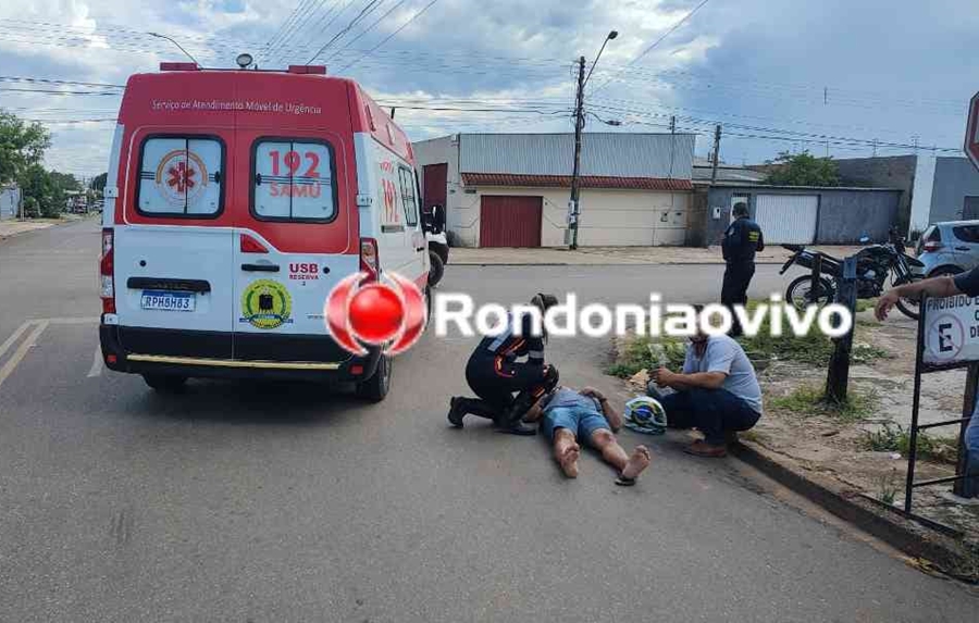 CRUZOU: Mobi atinge motociclista que avançou preferencial na Jaci-Paraná