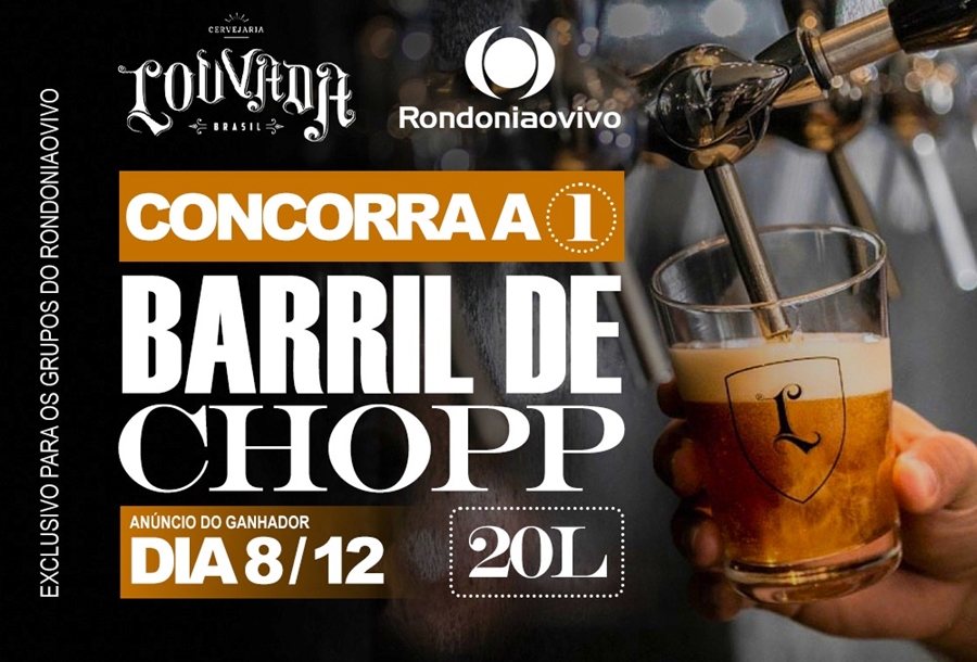 SEXTOU: Confira resultado da promoção barril de chopp Rondoniaovivo