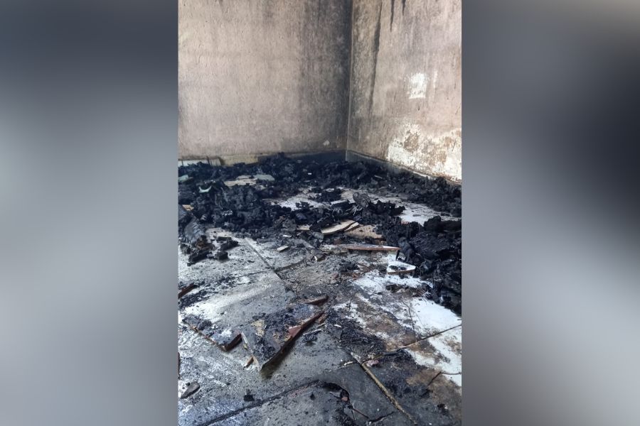 SOLIDARIEDADE: Casal de idosos perdem tudo após casa pegar fogo em Porto Velho