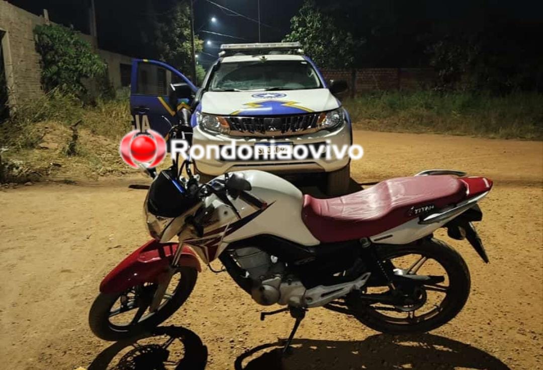 ENCONTRADA: BPTAR recupera moto roubada de mulher por casal armado na zona Leste 