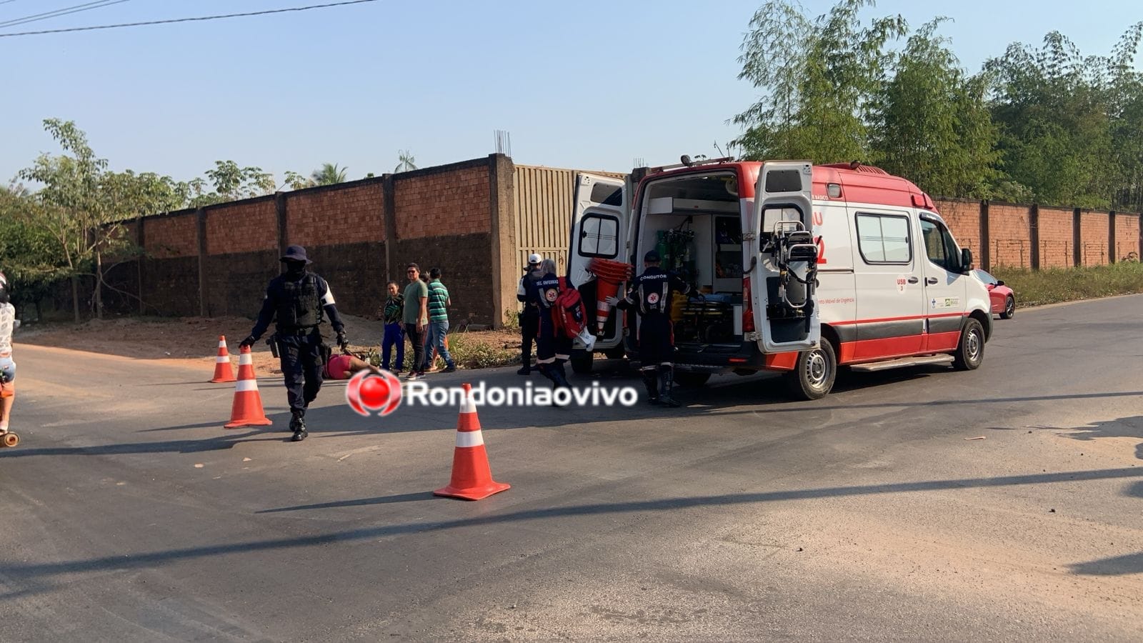 ACIDENTE: Batida entre motos na Tucunaré deixa mulher com ferimentos 