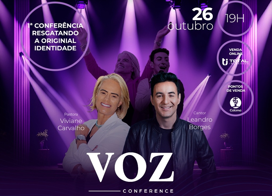 GOSPEL: Porto Velho receberá o cantor Leandro Borges durante o Voz Conference 2024