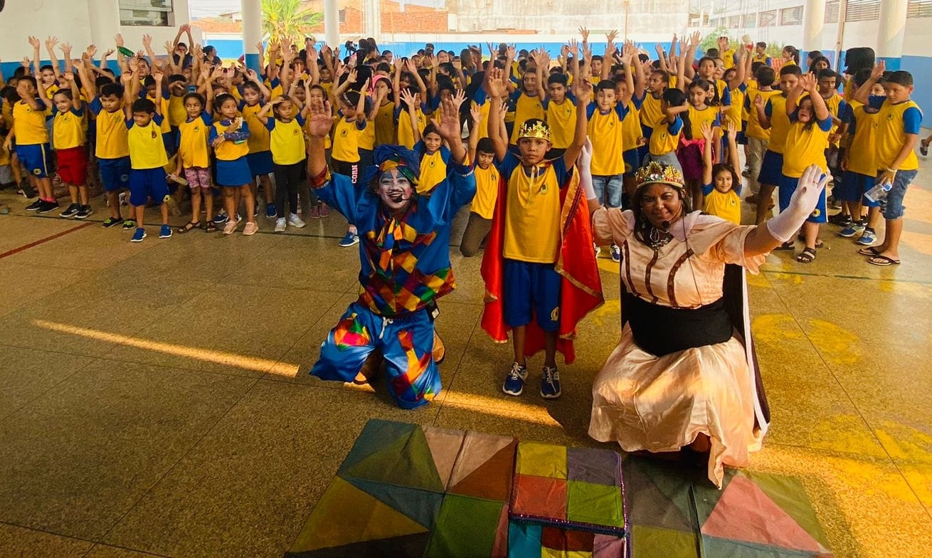 CIA EVOLUÇÃO: Escola Flamboyant recebe ‘O Teatro Vai à Escola’