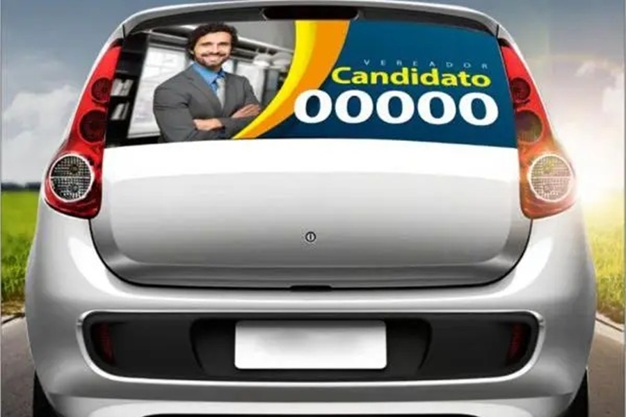 NÃO PODE: Carros de aplicativo são proibidos de fazer propaganda eleitoral, diz legislação 