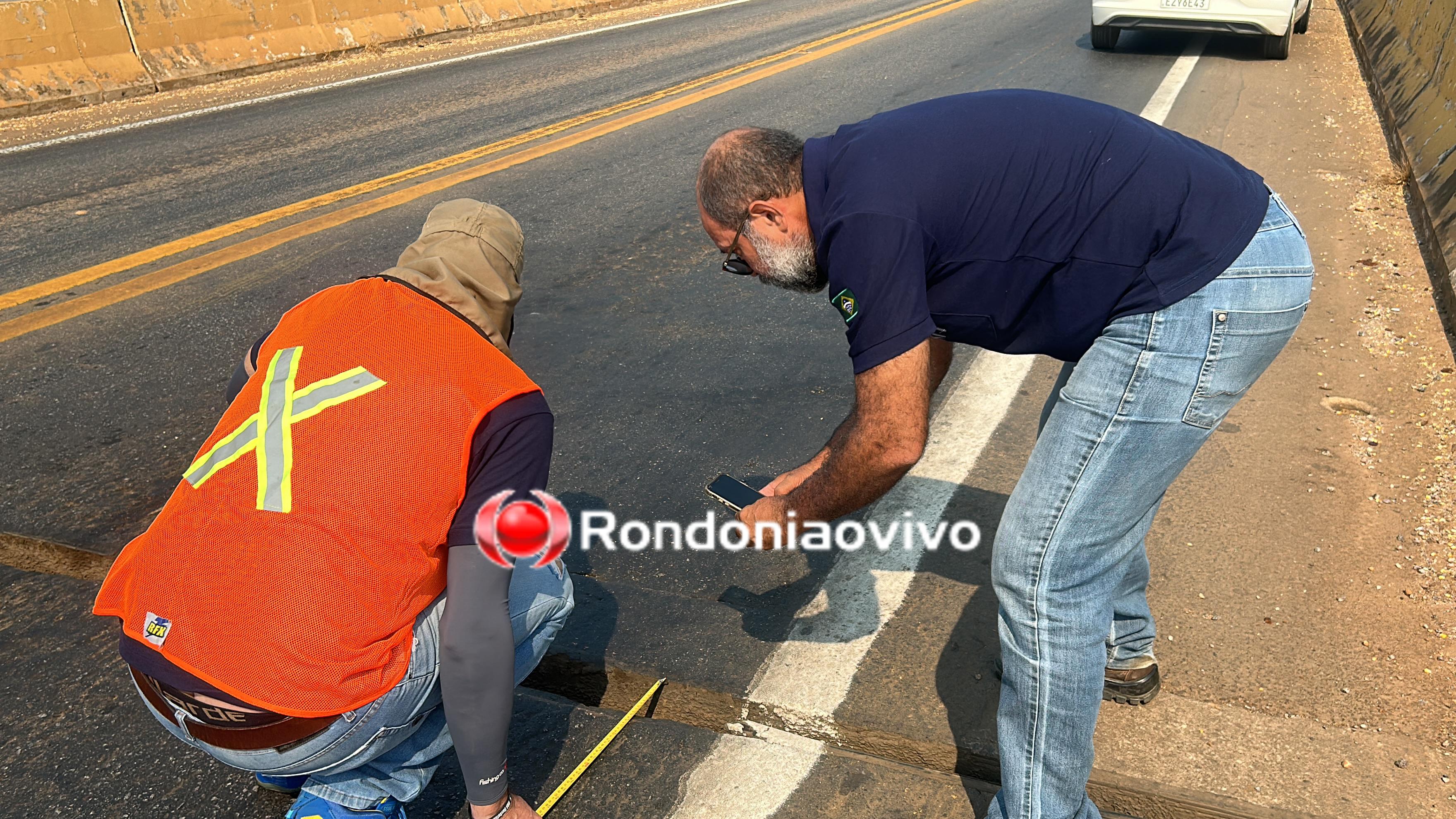 SEM RISCO: Engenheiro Emanuel Neri do DNIT vistoria ponte do rio Madeira