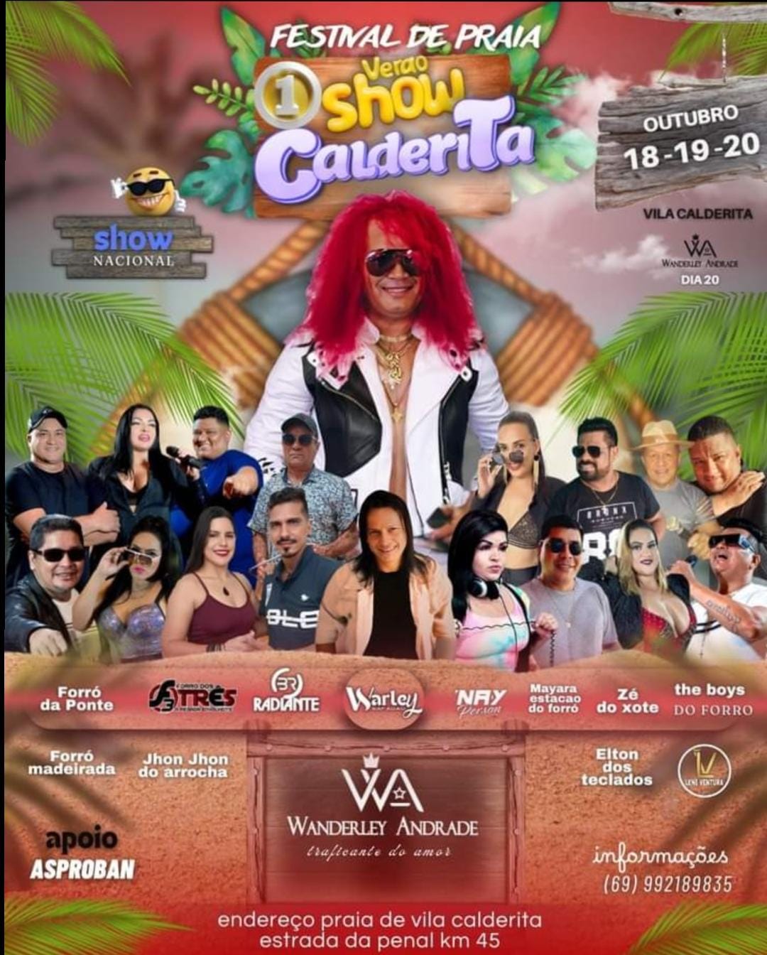 1º Verão Show Calderita traz música e diversão com muita praia