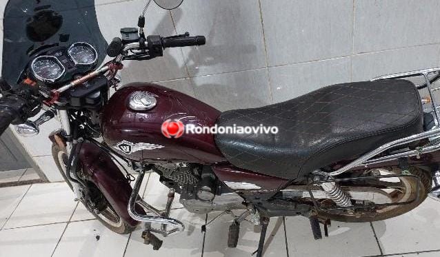 NO CAI N'ÁGUA: Homem é preso 'passeando' armado e em moto com placa adulterada 