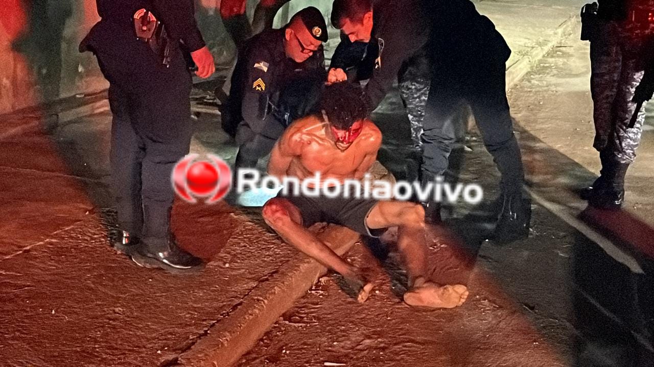 MADRUGADA: População espanca ladrão que furtava igreja e atacou vigia a tijolada 