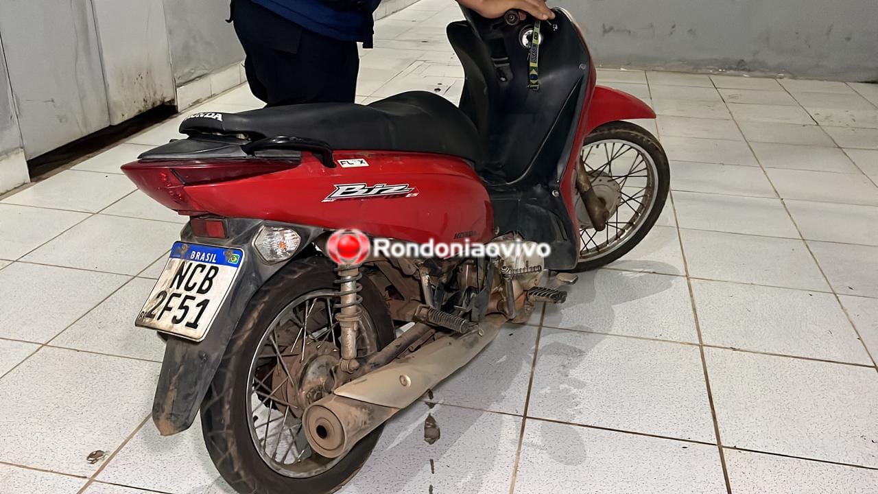 ROUBADA: Operação Duas Rodas Uma Vida prende motoboy com Honda Biz clonada 