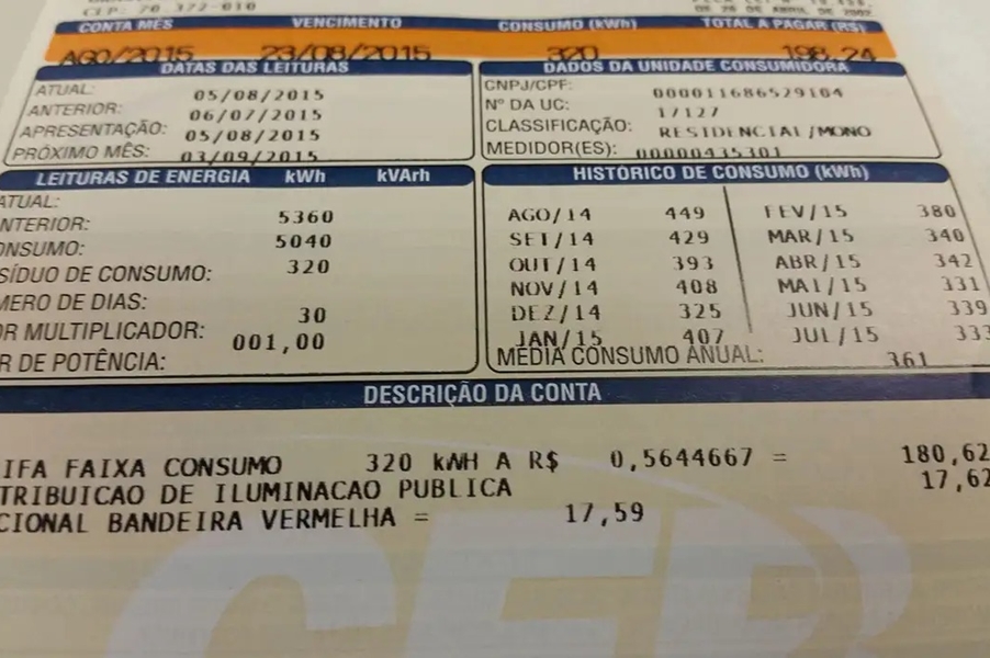 MUDANÇA: Conta de energia não terá cobrança extra em dezembro