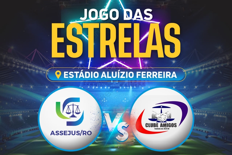 JOGO DAS ESTRELAS: Servidores da Justiça se unem em prol do Natal Solidário