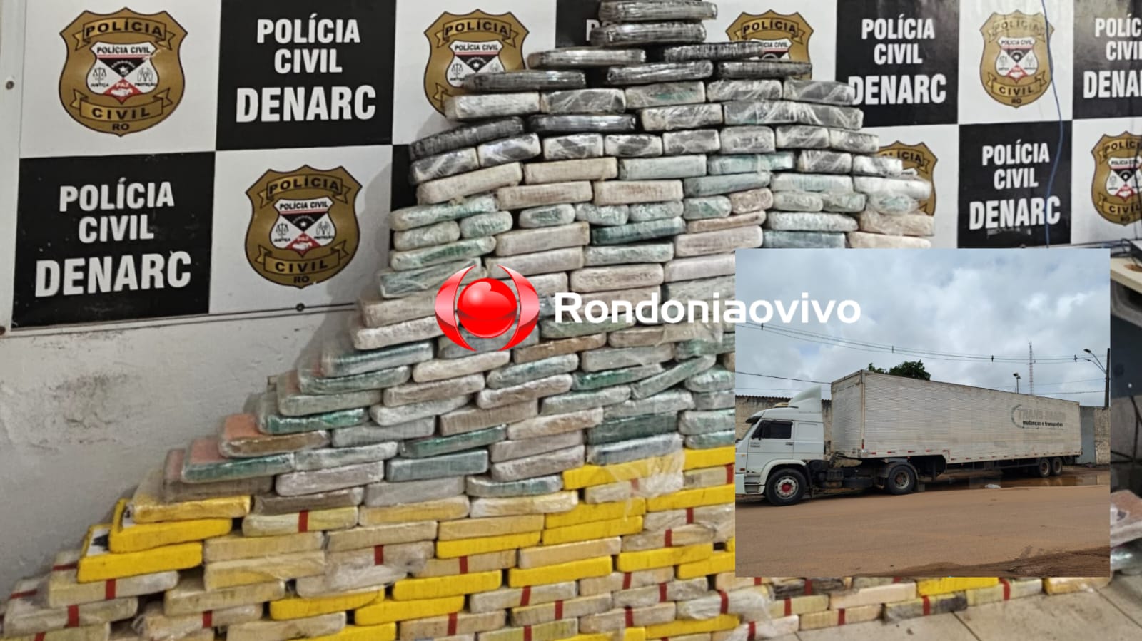 FRONTEIRAS PROTEGIDAS: Denarc prende motorista de carreta com 270 quilos de cocaína 