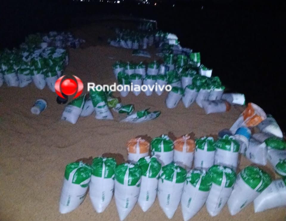 NA MADRUGADA: Seis pessoas são flagradas furtando soja em embarcação de empresa no rio Madeira 