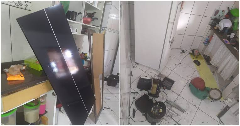 ATREVIDO: Criminoso agride, cospe no rosto e tenta sacar arma de PM durante prisão 