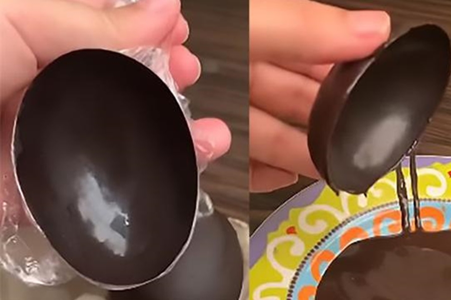 NADA DE FORMAS: Truque muito simples para fazer o ovo chocolate  