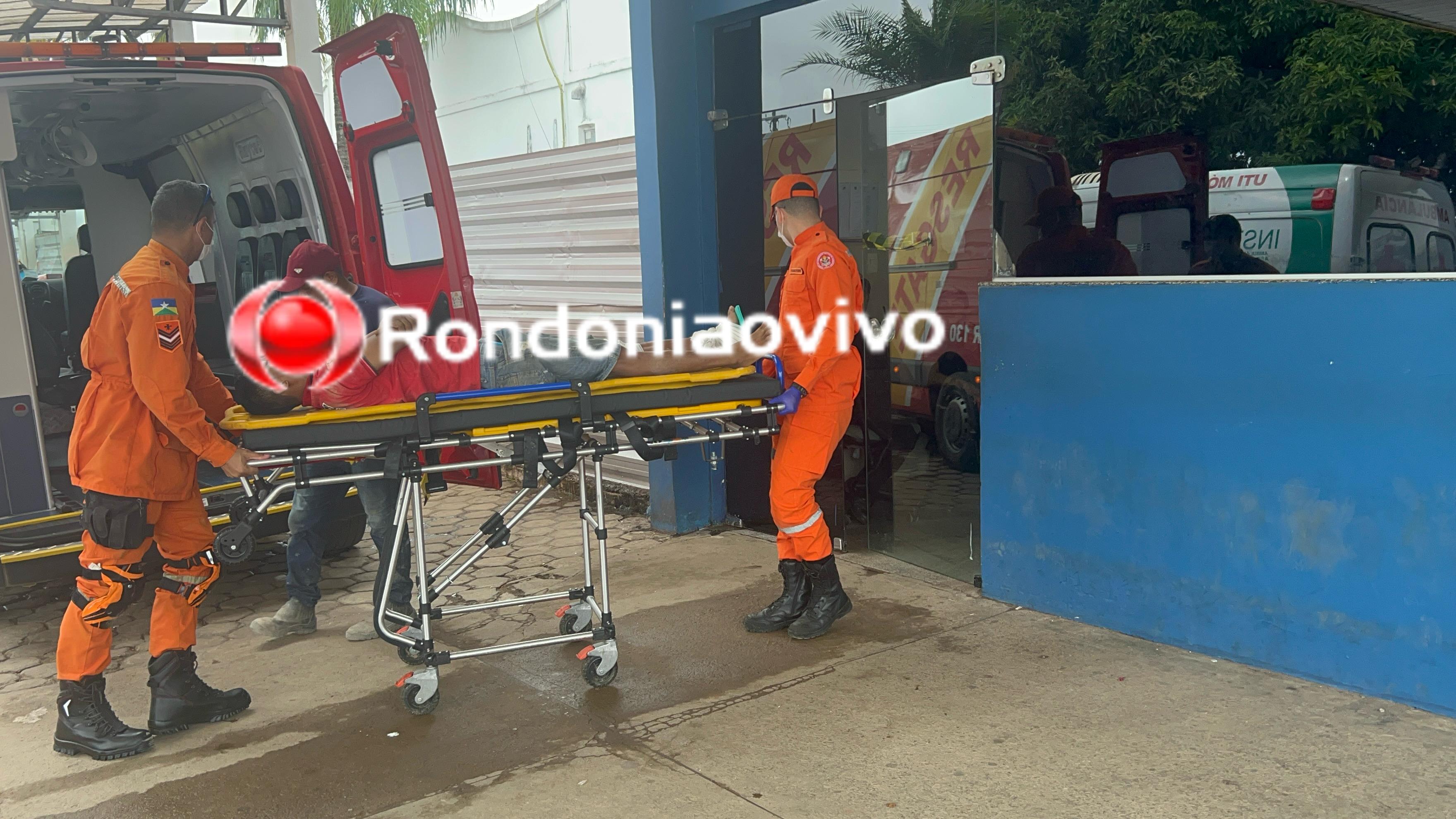 URGENTE: Trabalhador sofre grave fratura após cair de telhado em obra 