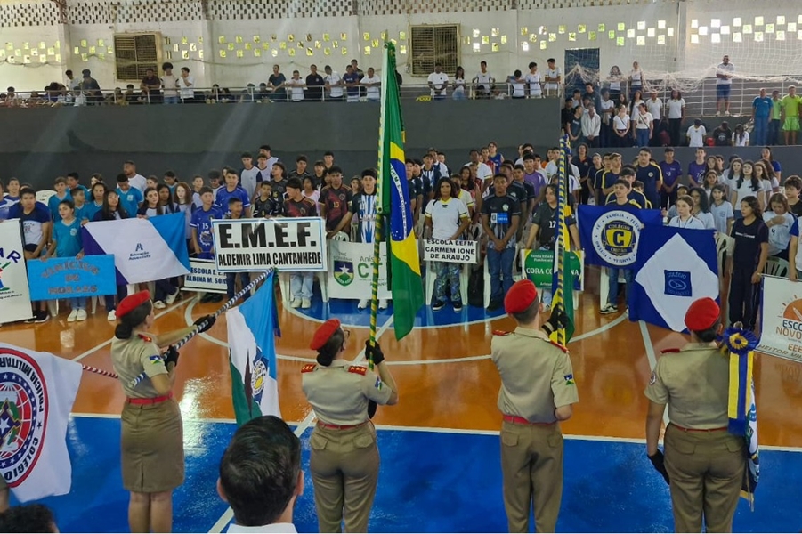 JIEMA: Cerimônia abre a XXXIII dição dos Jogos Interescolares de Ariquemes 