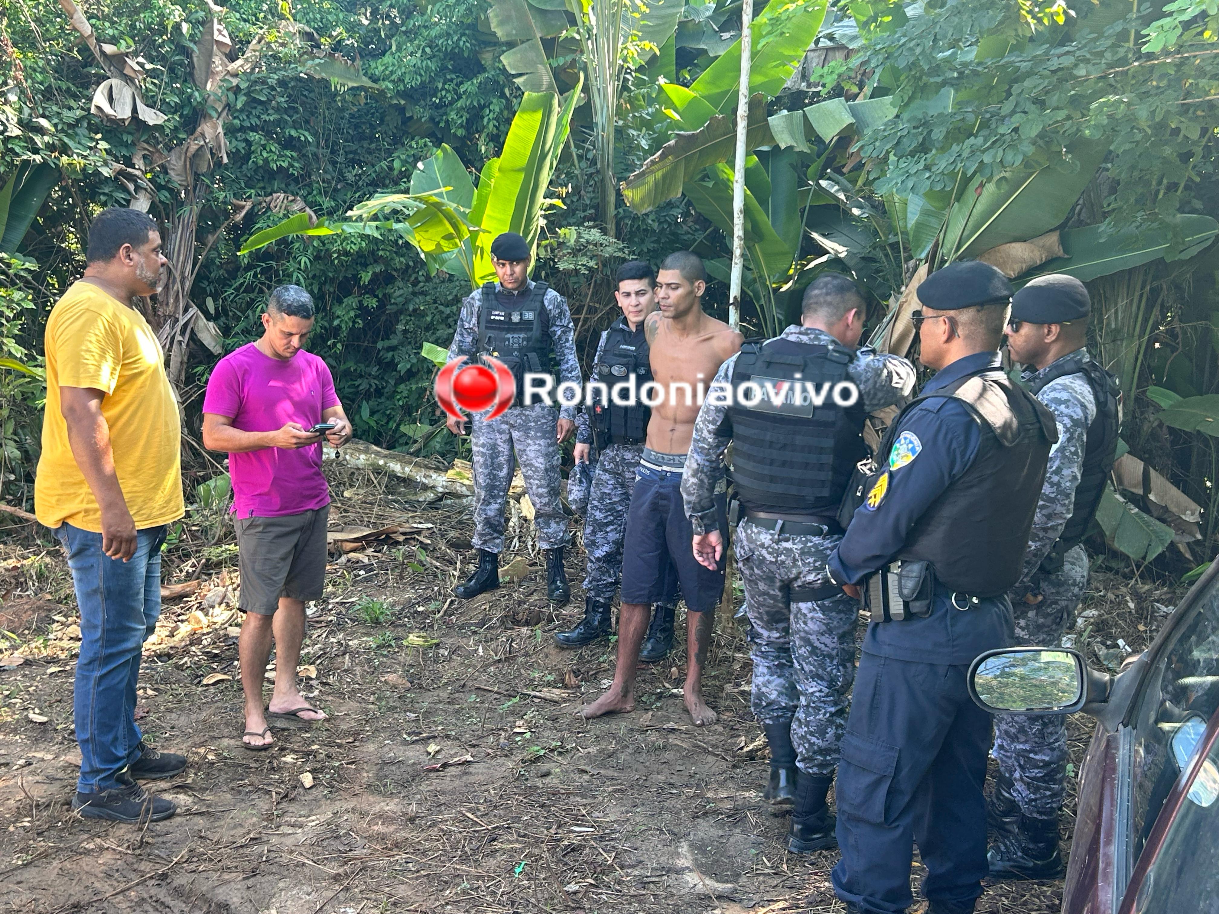 'MANO DO BECO': Foragido do 470 preso em monte de oração tem seis homicídios