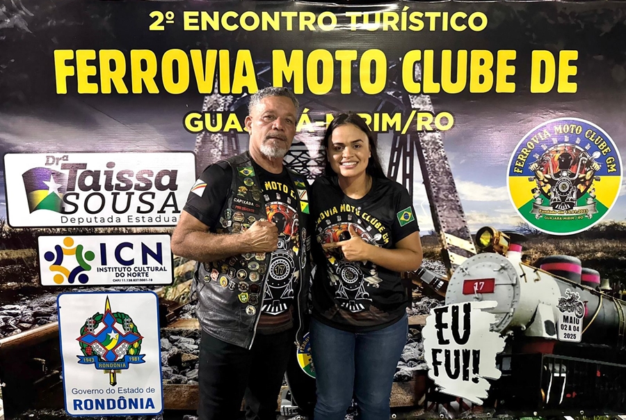 TAÍSSA SOUSA: 2º Encontro Turístico do Ferrovia Motoclube é realizado com apoio da deputada