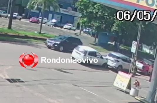 ENGAVETAMENTO: Vídeo mostra acidente envolvendo três veículos na Campos Sales 