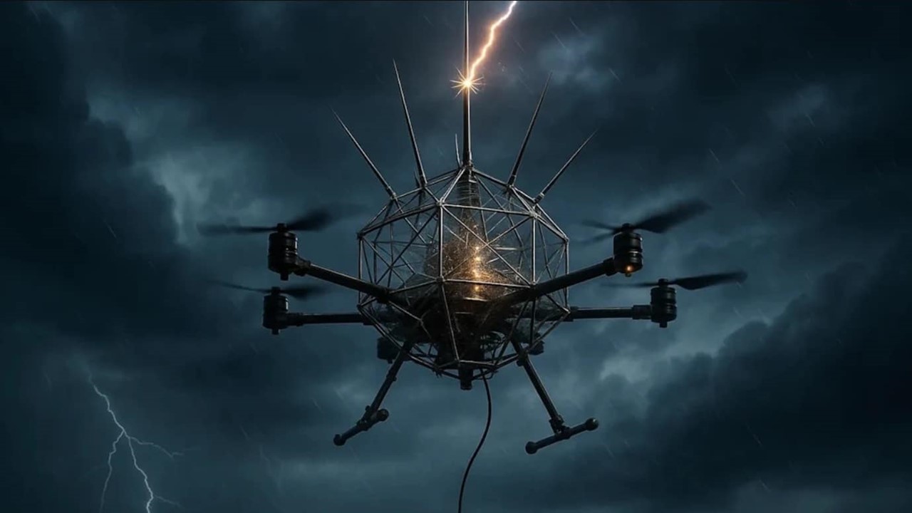 FENÔMENOS: Raio controlado por drone pode evitar danos de tempestades 