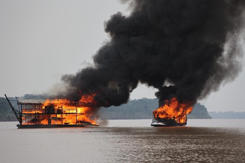 CONTA ALTA: Prejuízo total pelos garimpos ilegais no Rio Madeira supera R$ 1 bilhão