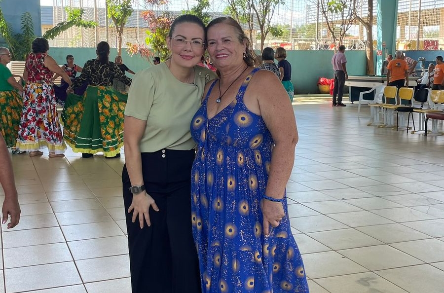 SOFIA ANDRADE: Vereadora visita Centro de Convivência do Idoso e reforça compromisso
