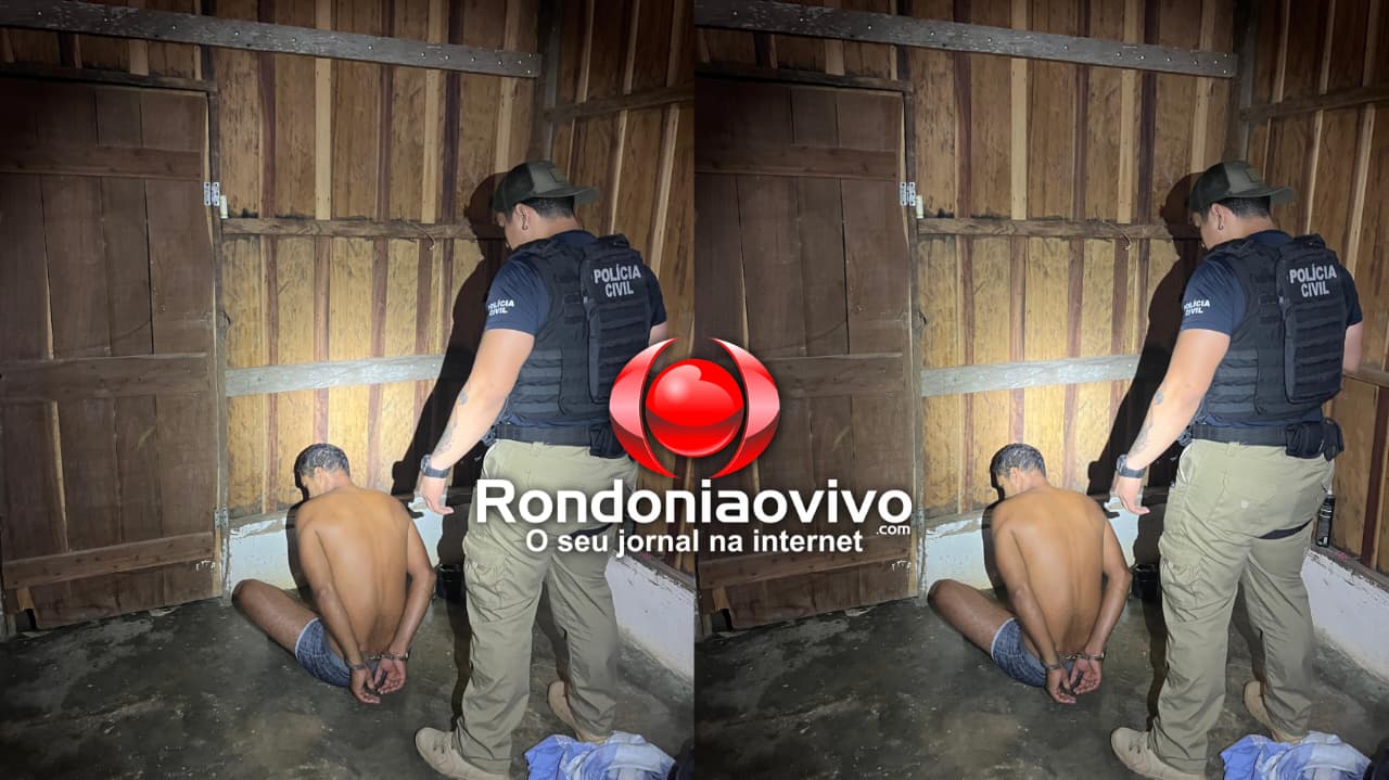 DILIGÊNCIAS: Policiais civis de Candeias prendem assaltante foragido de Ariquemes