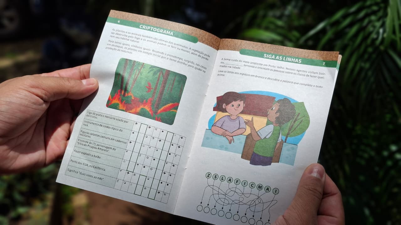 NOVIDADE: Cartilhas vão garantir diversão e educação ambiental para jovens e crianças