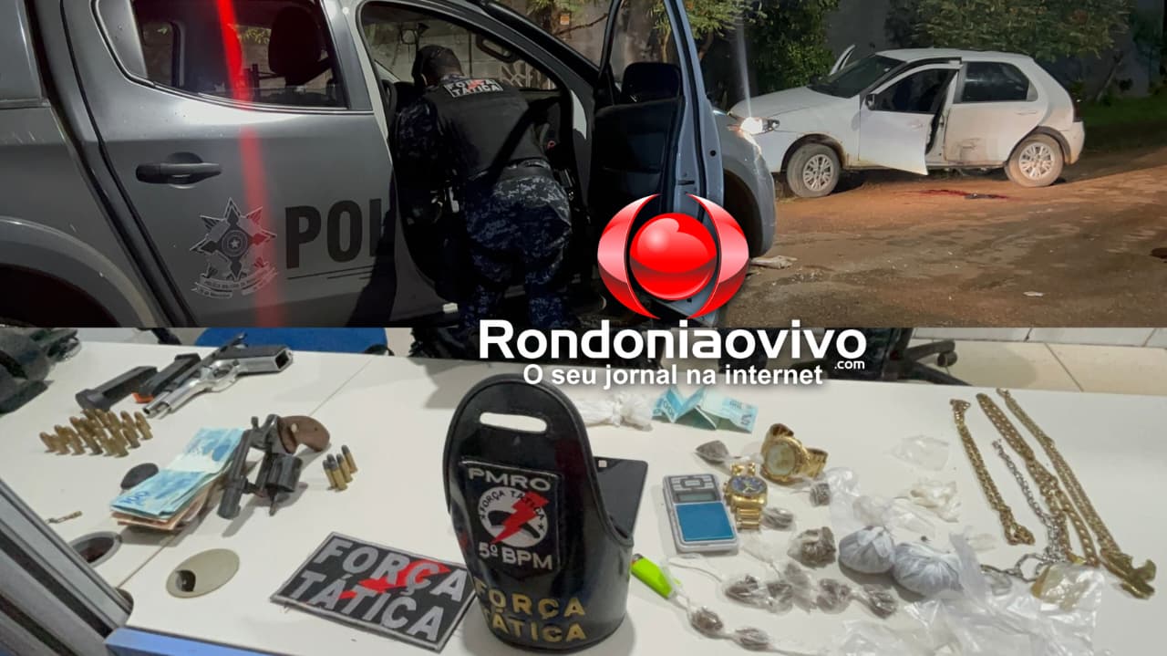 CONFRONTO: Reunião de facção e perseguição termina com um baleado e outros presos