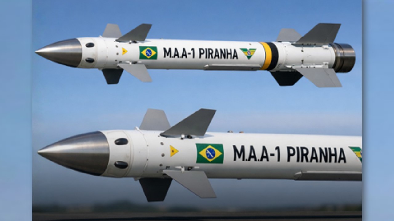 ARSENAL DE GUERRA: MAA-1 Piranha é o míssil mais veloz do Brasil e consolida defesa aérea