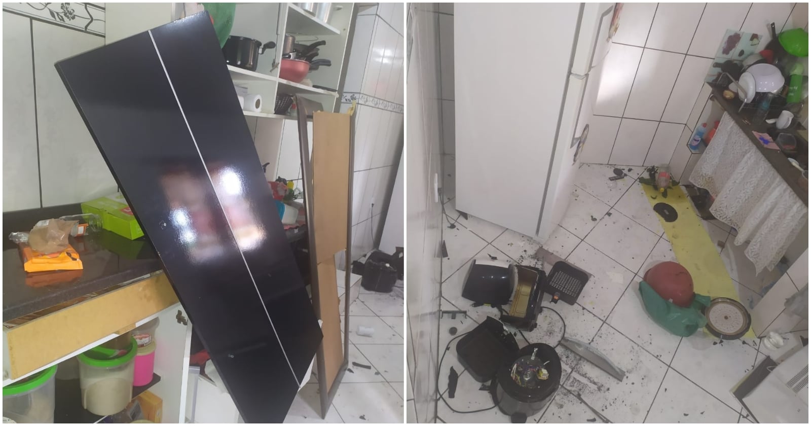 DESCONTROLADA: Jovem é presa após ameaçar a mãe, irmã e causar destruição em casa