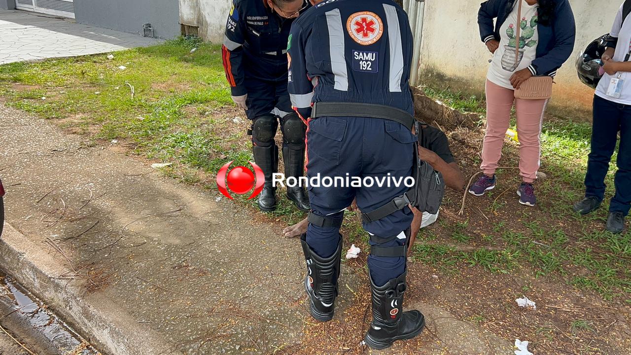 URGENTE: Ciclista é atropelado  fortemente por carro na Pinheiro Machado