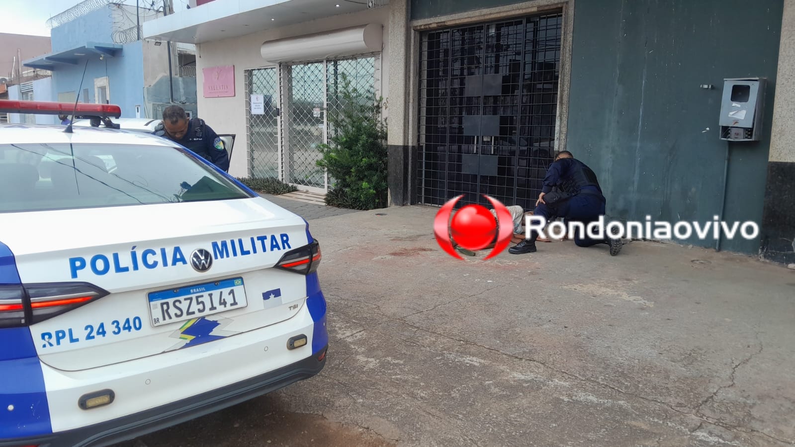 URGENTE: Idoso é agredido por motociclista e fica caído na região Central de Porto Velho