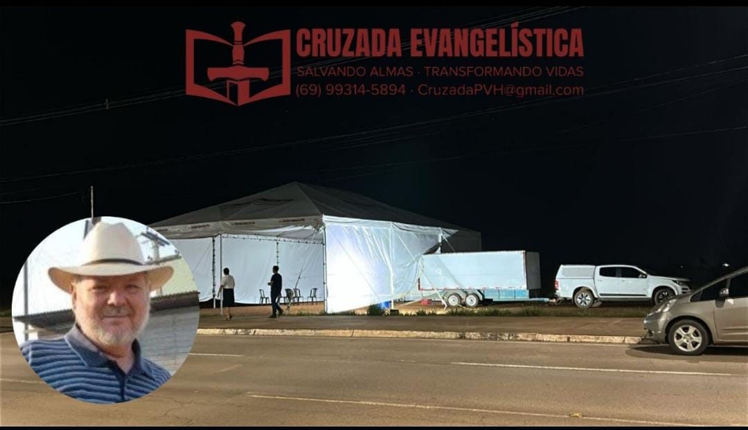 CONVITE: Cruzada Bíblica Evangelística à moda antiga com Pr. Tomé 