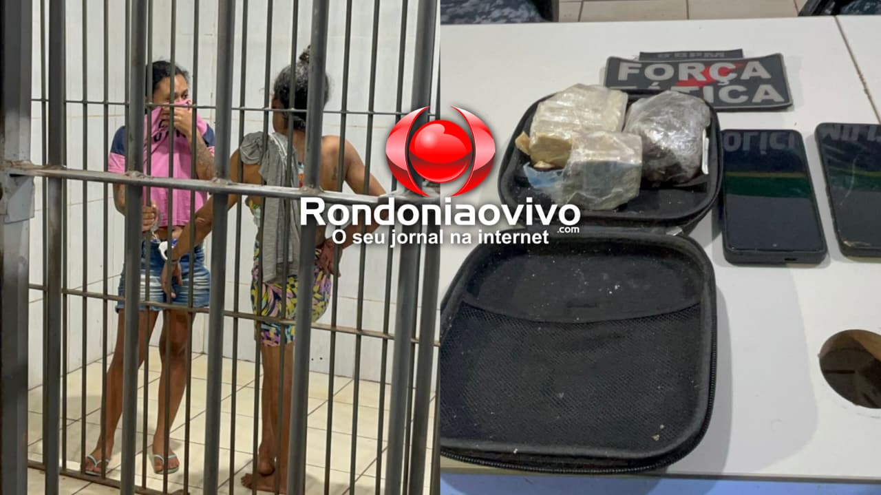 EM FAMÍLIA: Mãe e filha são presas com meio quilo de drogas na Vila Princesa