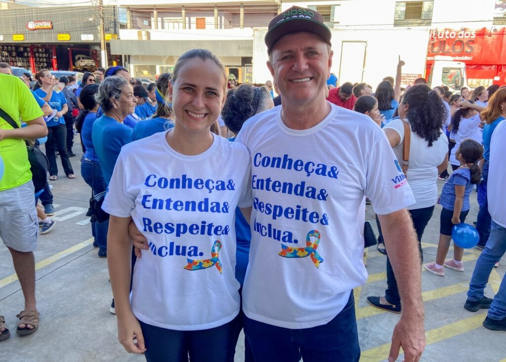 CAMINHADA: Conscientização do autismo em Vilhena tem apoio do deputado Luizinho Goebel