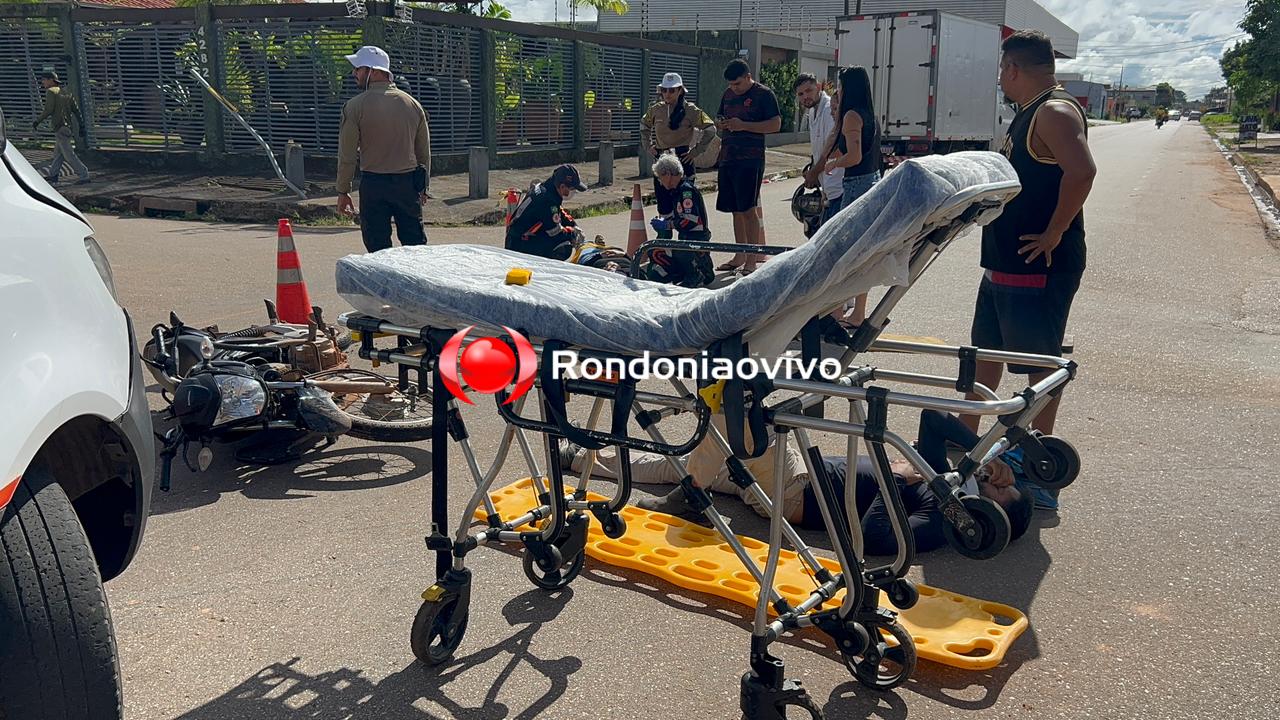 URGENTE: Moto aplicativo e passageira são vitimas de grave acidente