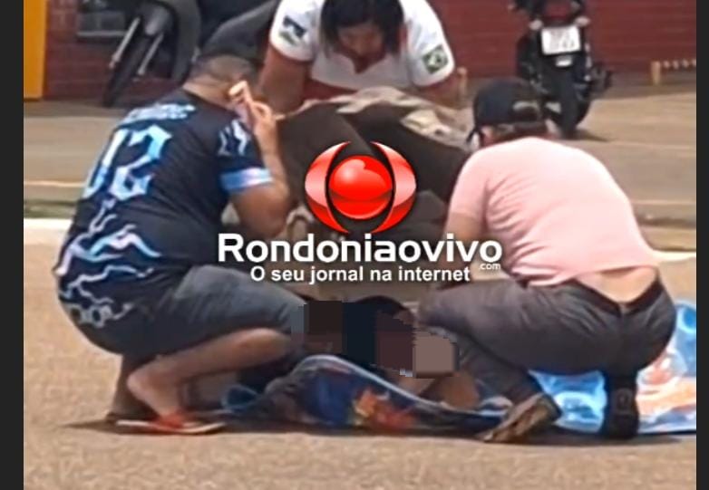 VÍDEO: Passageira de moto fica ferida após acidente em semáforo