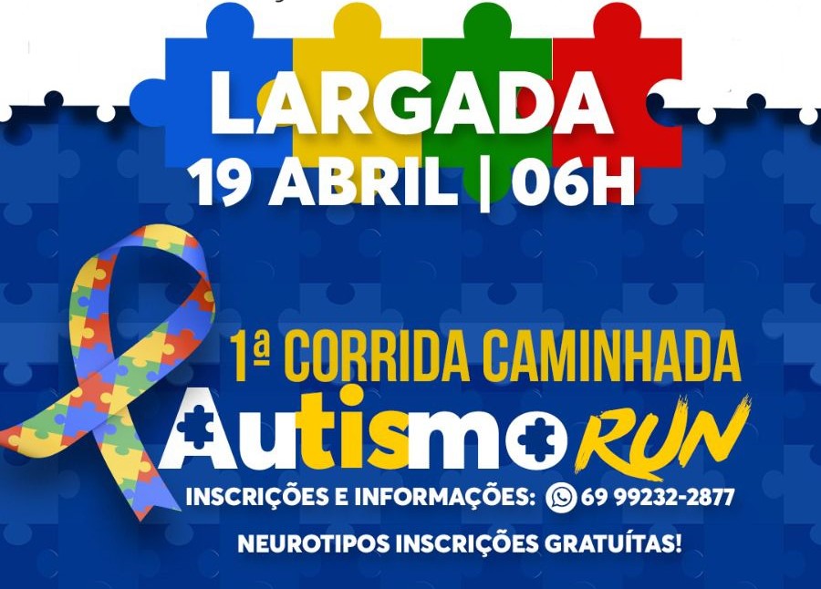 CIRONE DEIRÓ: Cacoal sedia 1ª Corrida Autismo Run com apoio de deputado