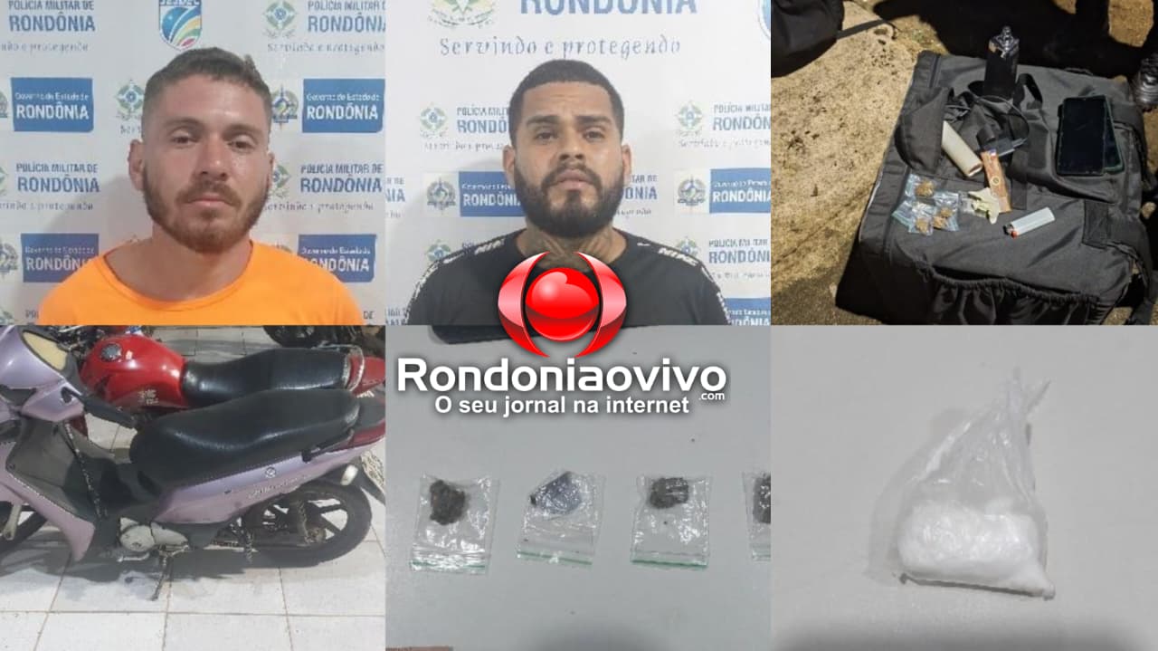 DELIVERY: Foragido e comparsa são presos entregando drogas na frente de tabacaria