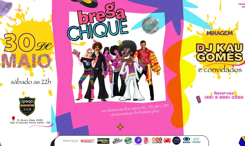 FESTA: Prepare o Coração e o Look, o Baile Brega & Chic 3 está chegando