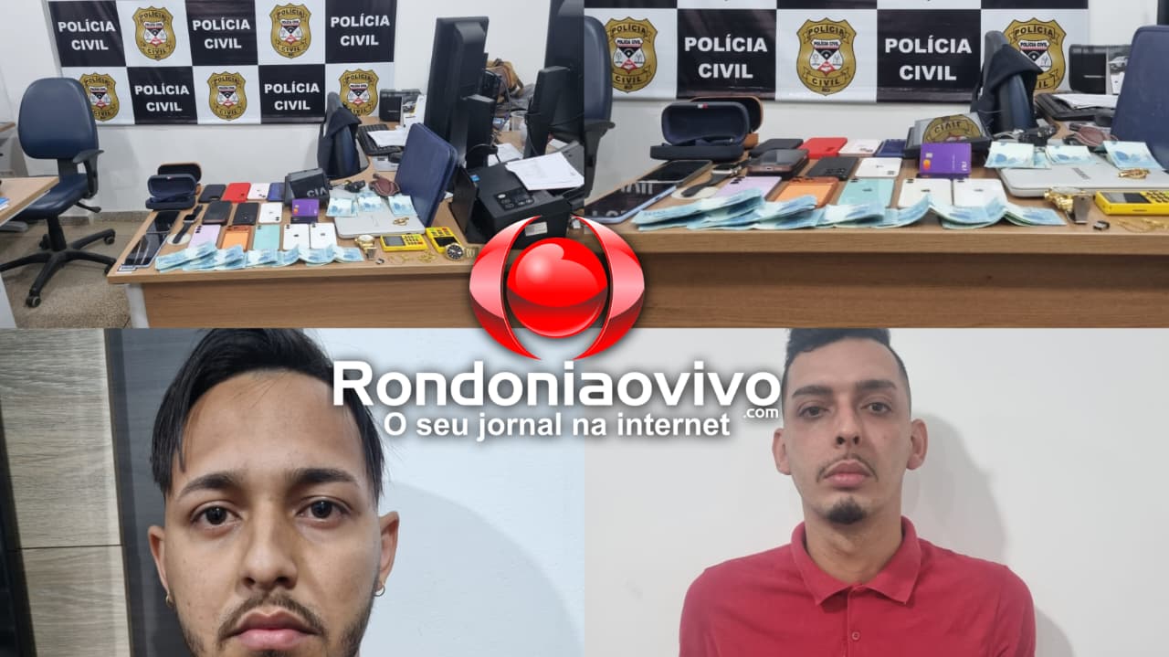 DROMEDÁRIO: Operação do 1° DP prende dupla e recupera vários celulares e notebooks