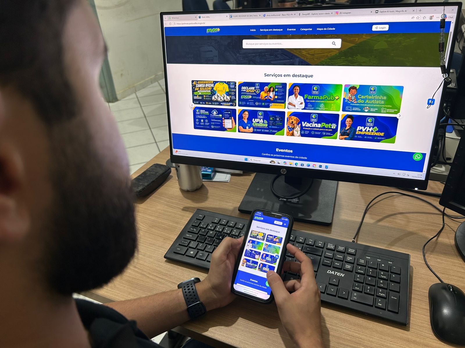 TECNOLOGIA: Prefeitura de PVH lança plataforma digital para modernizar atendimento 