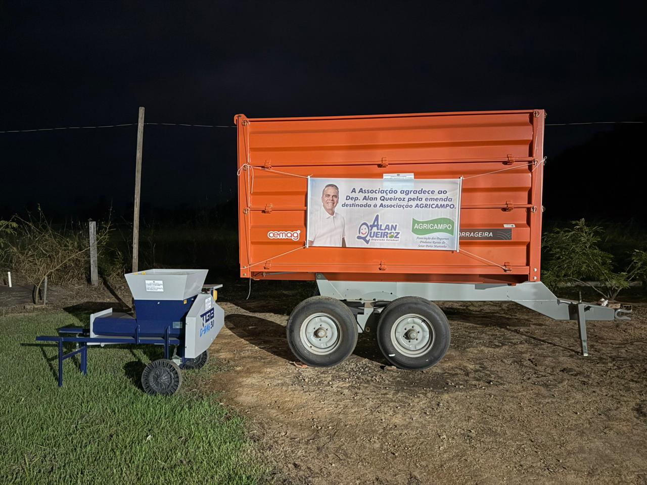 ALAN QUEIROZ: Deputado entrega R$ 253 mil em equipamentos para fortalecer produção rural 